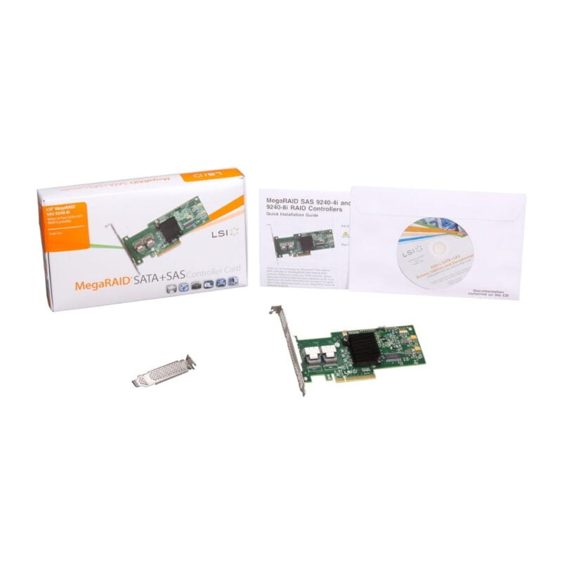 LSI Megaraid SAS 9240 8i Internal SATASAS 6Gbs PCI E 2.0 RAID Controller Card 1 wpp1607268564207